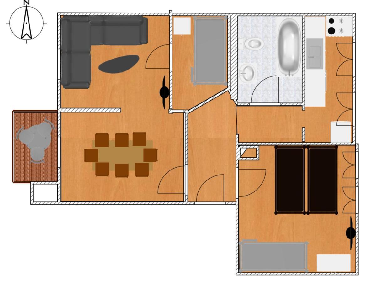 Jena City Apartment, Balkon, Sonnig, Wifi, Parkplaetze, Naehe Zentrum Zewnętrze zdjęcie